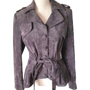 Chelsea & Theodore Charcoal Corduroy Jacket, Size 8